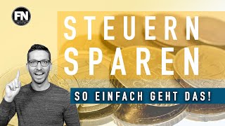 Einfach Steuern sparen mit Werbungskosten  Steuererklärung Tipps und Tricks  Werbungskosten Steuer [upl. by Iem]