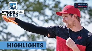 Round 1 Highlights MPO  2024 Dynamic Discs Open [upl. by Eciram]