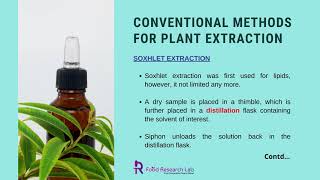 Common extraction protocols of bioactive compounds from plants – Nutraceutical Formulation [upl. by Suhpesoj]