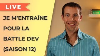 LIVE Je mentraîne pour la Battle Dev en JavaScript exercices saison 12 [upl. by Sarah]