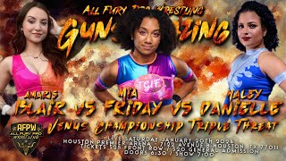 Amaris Blair vs Haley Danielle vs Mia Friday  Venus Division Championship FULL MATCH 1202024 [upl. by Aihsenot]