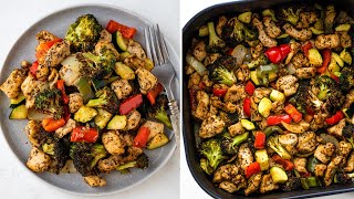 Quick Air Fryer Chicken and Veggies [upl. by Lenes]