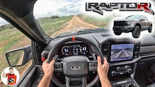 The Ford F150 Raptor R Lets You Choose Monster or Mouse POV Drive Review [upl. by Agarhs40]