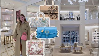 PARIS DIOR MONTAIGNE LUXURY SHOPPING VLOG  FULL STORE TOUR OF THE 1ST ORIGINAL DIOR STORE in PARIS [upl. by Esnohpla796]