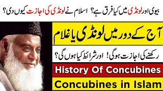 Concubines Londi In Islam  Biwi Aur Londi Mein Fark  Dr Israr Ahmed Question Answer Session [upl. by Liagaba]