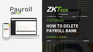 ZKPayroll  Payroll Bank How to Delete [upl. by Haggerty]