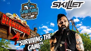 Skillet  quotSurviving the Gamequot Live at Spirit Song 2023  Kings Island  June 17th 2023 [upl. by Yeca]