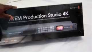 Blackmagic Design ATEM Production Studio 4K First Look [upl. by Claudie]