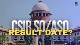 CSIR SOASO Exam Result  csir so aso exam result date 2024  csir so aso result  csir case update [upl. by Derna562]