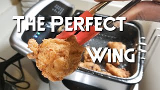 How To Make The Perfect Chicken Wing  Deep Fried and Air Fried chicken wings [upl. by Aniratak]