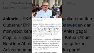 PKS Siap Tinggalkan Anies Mad Ali Kalau Parpol Tarik Dukungan Ya Tak Maju [upl. by Ataymik]