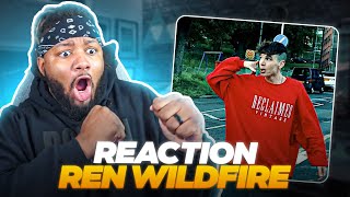 First reaction to Ren  Wildfire SBTRKT Retake [upl. by Germayne]