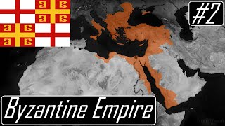 Retaking More Land  Byzantine Empire  1200  MegaMod  Age of History II 2 [upl. by Assenev]