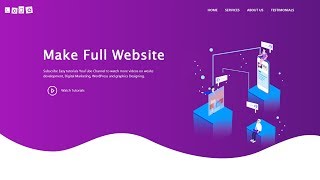 How To Make A Website Using HTML CSS Bootstrap  Complete Website Design Tutorial [upl. by Ical824]