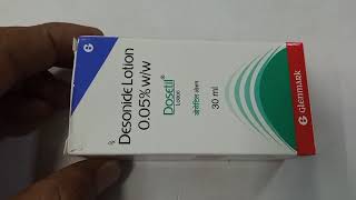 Dosetil Lotion  Desonide 005Lotion  Dosetil Lotion uses side effects benefit Review Hindi [upl. by Allrud169]