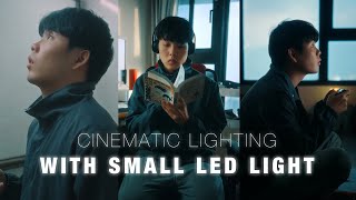 Cinematic Lighting With Only Small LED Light [upl. by Nodroj]