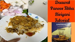 Homemade Paneer Tikka BiriyaniGhar Me Paneer Tikka Biriyani kaise Banaye [upl. by Norrahs]