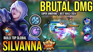 SILVANNA BEST BUILD 2024  BUILD TOP GLOBAL SILVANNA GAMEPLAY  MOBILE LEGENDS✓ [upl. by Reinnej]