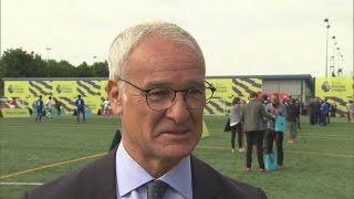 Ranieri sets Leicester target at 40 points for new Premier League season [upl. by Krystyna657]