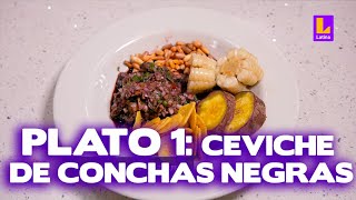 El Gran Chef Famosos PROGRAMA 04 de enero  Plato uno Ceviche de conchas negras  LATINA [upl. by Felizio215]