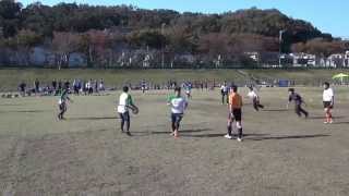 神奈川県シニアタグラグビー大会決勝戦 たぐんちゅ VS 日野くまもんず [upl. by Ecneps]