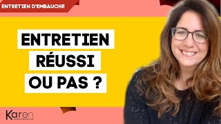 Entretien dembauche réussi comment le savoir   8 signes qui ne trompent pas [upl. by Inaleon655]