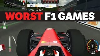 The Top 5 Worst F1 Games In History [upl. by Christye]