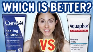 CERAVE VS AQUAPHOR 🤔 WHICH ONE IS BETTER DERMATOLOGIST DrDrayzday [upl. by Sucerdor]