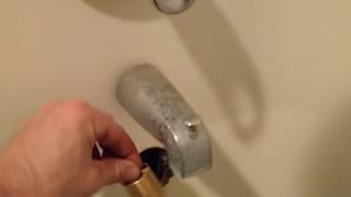 How to retrieve a tub drain trip that fell off the linkage [upl. by Ladnyc490]