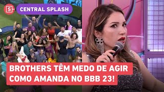 Elenco do BBB 24 está mais preocupado em não ser como Amanda do que sair cancelado [upl. by Eleph]