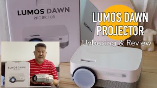 Lumos Dawn Smart Projector  Unboxing amp Review [upl. by Maitund]