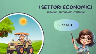 I settori economici  Scuola Primaria  Classe 4°  Geografia [upl. by Mailiw]