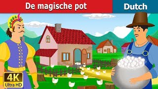 De magische pot  Magic Pot in Dutch  4K UHD  Dutch Fairy Tales [upl. by Nedle54]