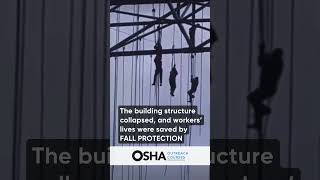 Fall Protection  Safety Harness helps  Building  Construction  Safety  EHS Training  OSHA 30 [upl. by Gahan]