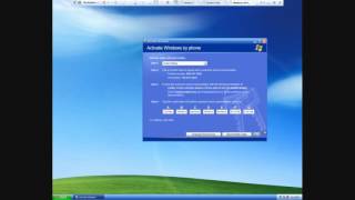 Telephone Activating Windows XP in November 2015 [upl. by Amalita750]