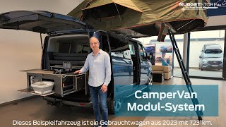 Produktvorstellung CamperVan ModulSystem mit Dachzelt für alle Ford Transit Custom [upl. by Adnaw524]