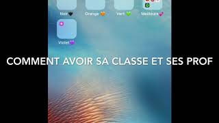 Comment avoir sa classe et ses prof [upl. by Mathew]