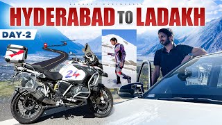 Hyderabad To Ladakh  Day 2  Bmw 1250 Gsa  Sandeep Nadimpalli  Telugu [upl. by Irroc]