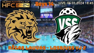 Helsinki Floorball Cup 2024 Boys 14 Challenge Rīgas Lauvas  LoSBVSS yj 2 06122023 [upl. by Anuahsar]