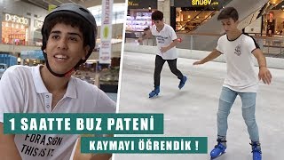 1 SAATTE BUZ PATENİ KAYMAYI ÖĞRENMEK [upl. by Ateuqram20]