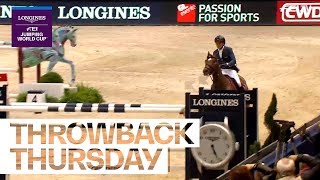 Simon Delestres home run in Lyon 2017 ThrowbackThursday  Longines FEI Jumping World Cup™ [upl. by Natie]