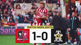 HIGHLIGHTS Exeter City 1 Cambridge United 0 51024 EFL Sky Bet League One [upl. by Aliuqahs]