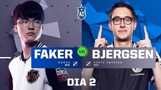 Faker x Bjergsen AllStar 2017  1x1 [upl. by Coridon996]