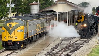 Monticello railroad museum railroad days 2024 [upl. by Grantley]