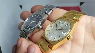 vintage Omega Geneve Automatic ref 1660099 Omega cal 1481 Stainless steel amp Gold plated watches [upl. by Rehpotsrik]