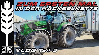 Zum ERSTEN mal in der Häckselkette I VLOG Teil 3 Maisernte Maishäckseln [upl. by Aixela575]