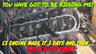 SQUAREBODY C10 LS SWAP LASTED 3 DAYSTHENKABOOM [upl. by Shewmaker]