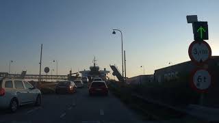 Scandlines sunset Ferry Crossing  Rødby Denmark  Puttgarden Germany Sept 2021 [upl. by Gleeson]