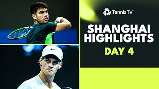 Alcaraz Makes Shanghai Debut Sinner Medvedev amp Tsitsipas Feature  Shanghai 2023 Highlights Day 4 [upl. by Treacy]