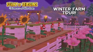 Winter Farm Tour  Story of Seasons Pioneers of Olive Town [upl. by Badger792]